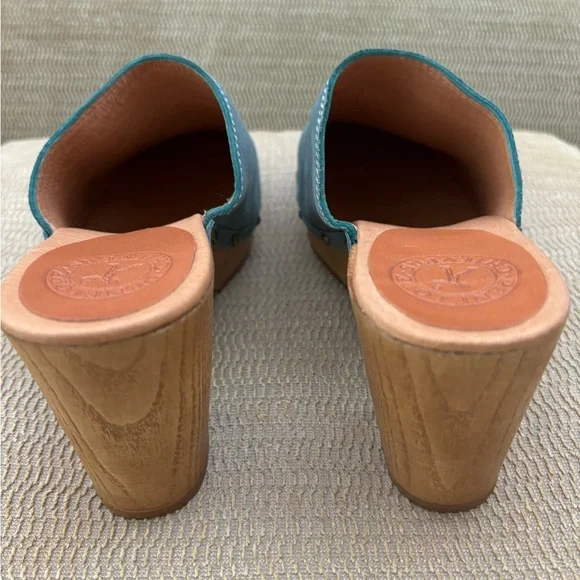 Penelope Chilvers Classic Medium Heeled Suede Clogs EU39